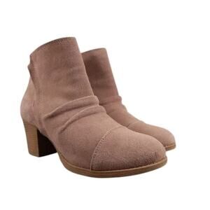 Skechers Shoes Womens 7.5 Bootie Fashion Leather Memory Foam Taxi Uptown Comfort